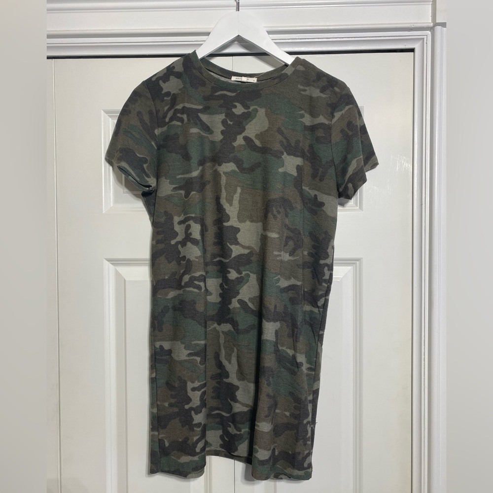 Antistar green Camo oversized tee or tee shirt dress size medium
